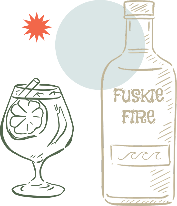Fuskie Firestorm Cocktail