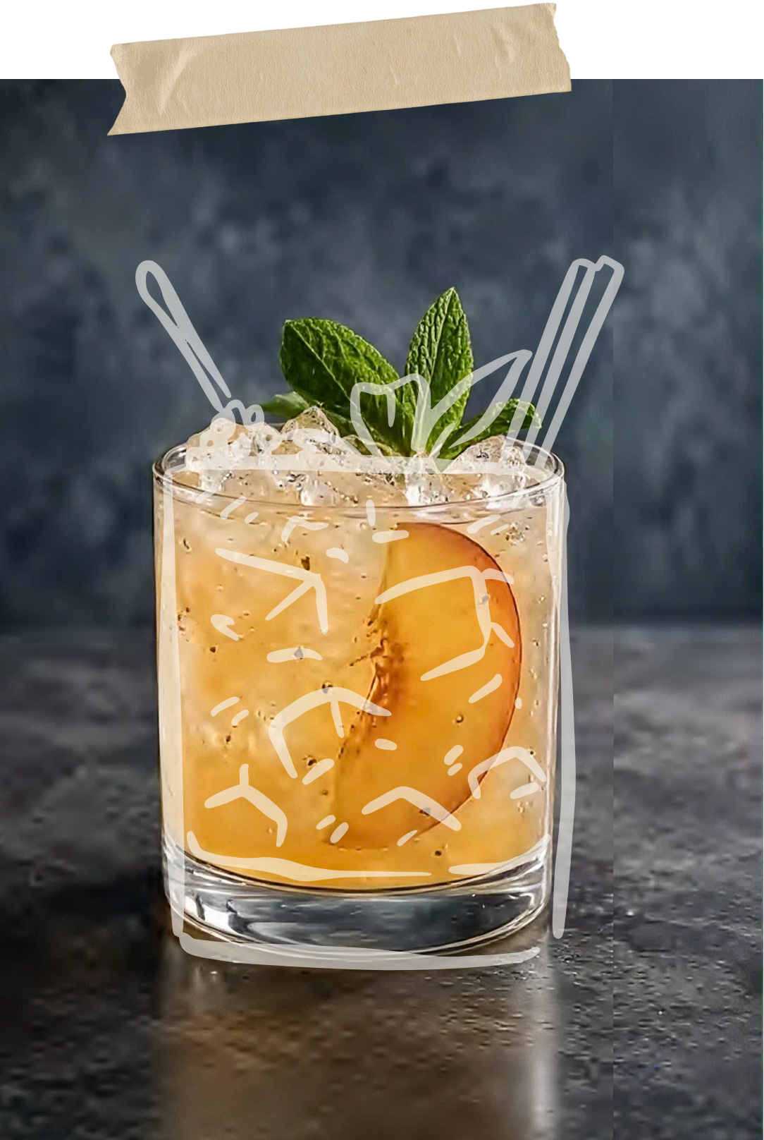 Gone by Dawn cocktail made with Lythgoe Bourbon
