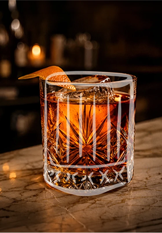 Happy Accident cocktail made with Daufuskie Island Dark Rum