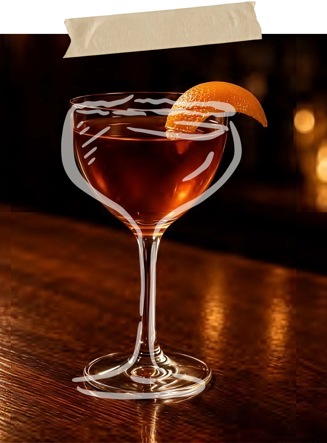 No Apologies cocktail made with Lythgoe Bourbon
