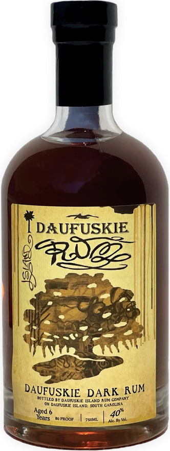 Bottle of Daufuskie Island 6 Year Dark Rum