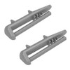 COMPATIBLE BEKO DISHWASHER UPPER REAR RAIL CAPS PACK 2
