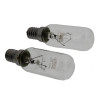 Cooker Hood Light Bulbs 40W SES E14 Pack of 2