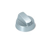 Universal Cooker Oven Hob Control Knob Silver with Adaptors