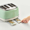 ARIETE VINTAGE 4 SLICE TOASTER GREEN