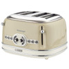 ARIETE VINTAGE 4 SLICE TOASTER CREAM