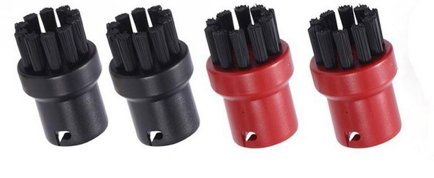 Karcher Round Brush Set (Pack of 4) Heat Resistant Nylon Bristles