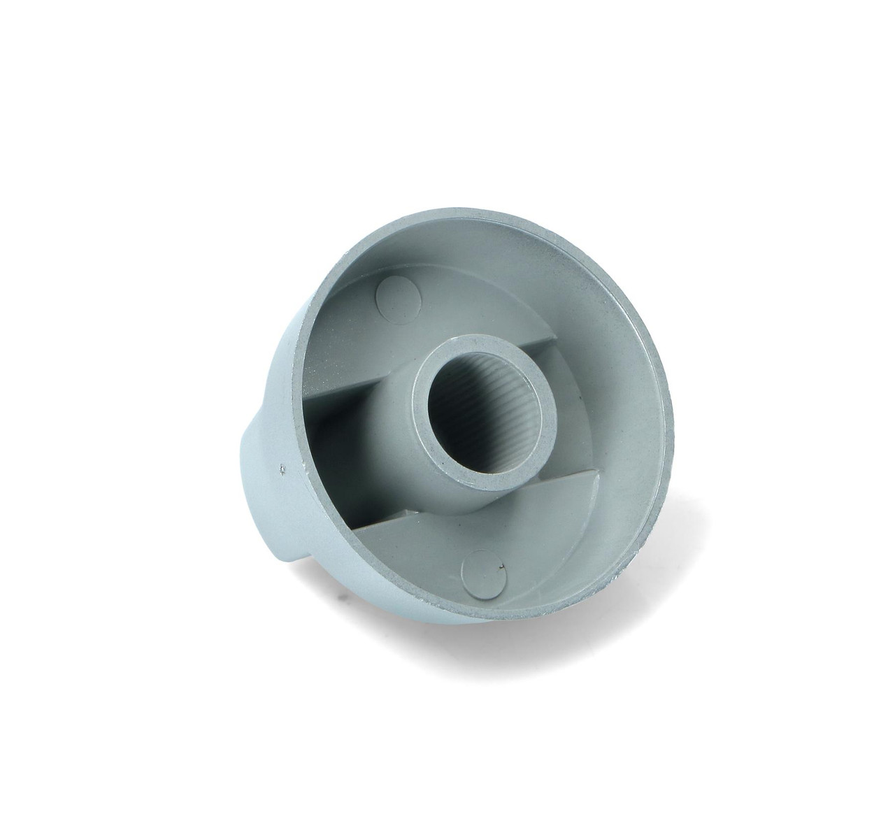 Universal Cooker Oven Hob Control Knob Silver with Adaptors