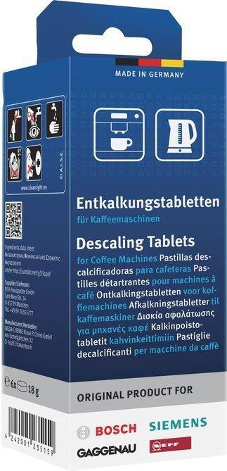 Genuine Bosch Tassimo Descaling Tablets 311864 Pack of 6