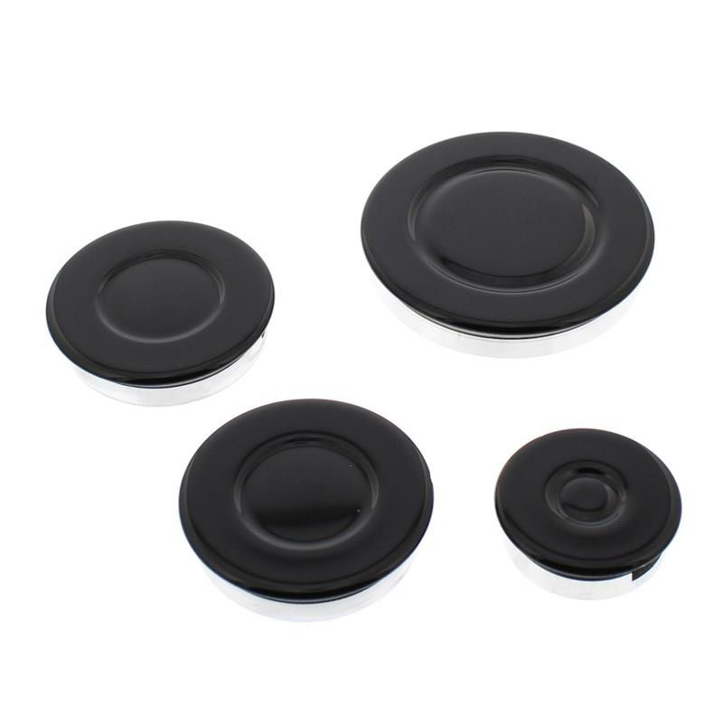 Gas Hob Burner Flame Cap Set for Baumatic Belling Cooker