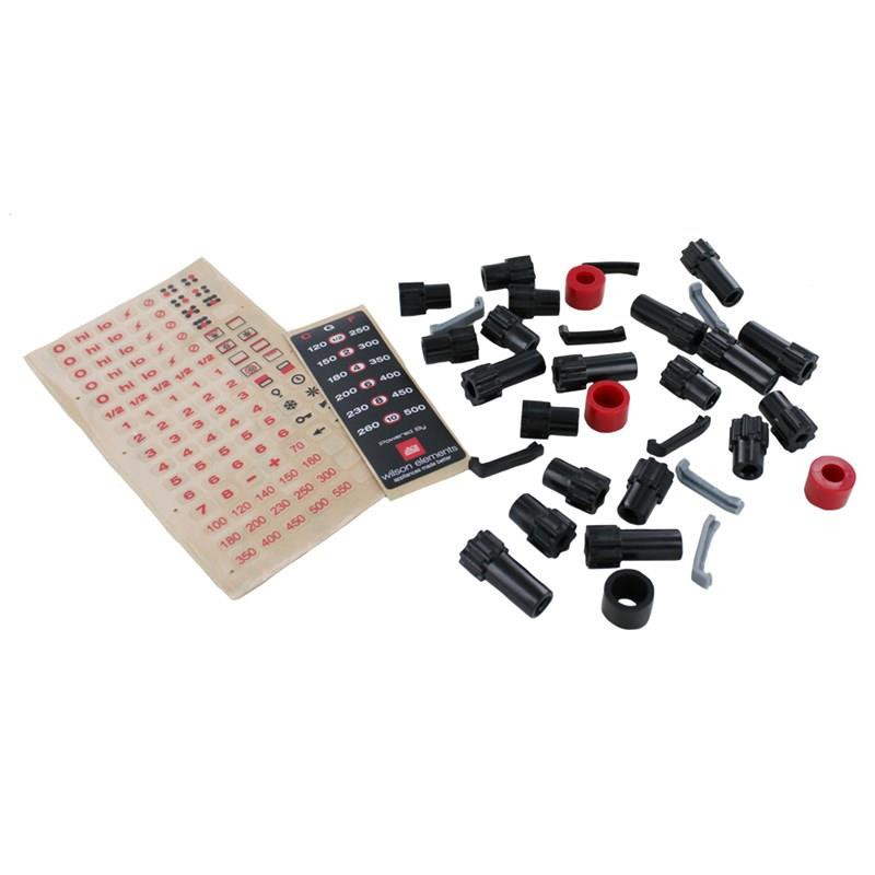 UNIVERSAL 40MM BLACK COOKER CONTROL KNOB PACK OF 4