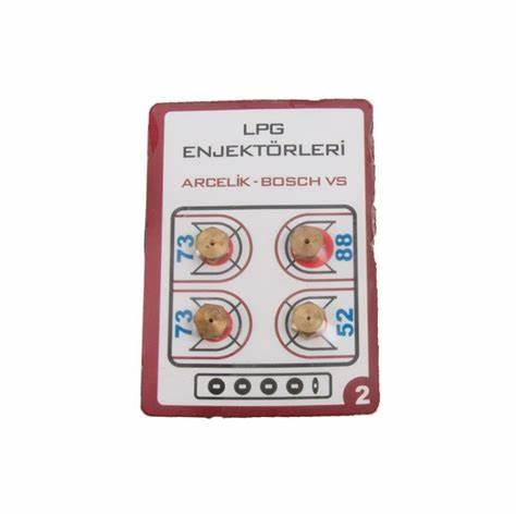 UNIVERSAL LPG GAS JET SET - 4 BURNER HOB INJECTOR PROPANE NOZZLE CONVERSION KIT 9MM