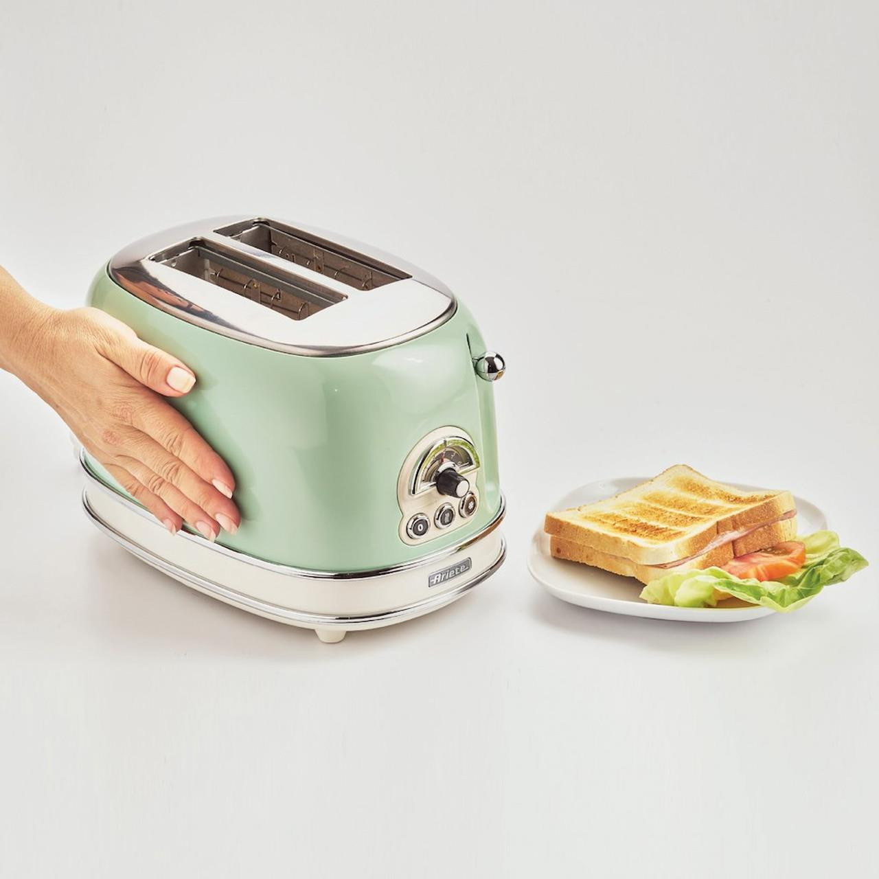 ARIETE VINTAGE 2 SLICE TOASTER GREEN