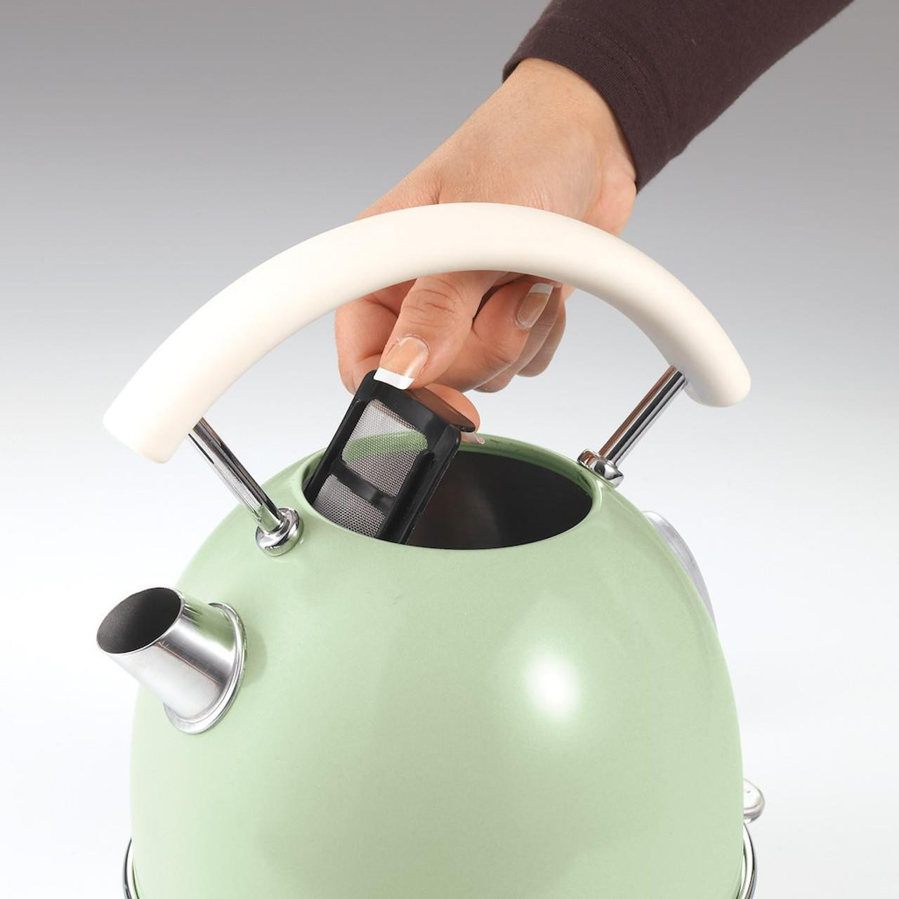 ARIETE VINTAGE 1.7L DOME KETTLE GREEN
