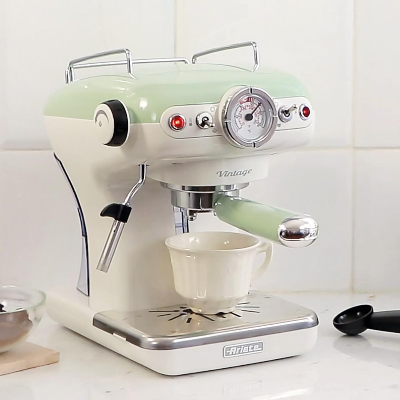 ARIETE VINTAGE ESPRESSO COFFEE MACHINE GREEN