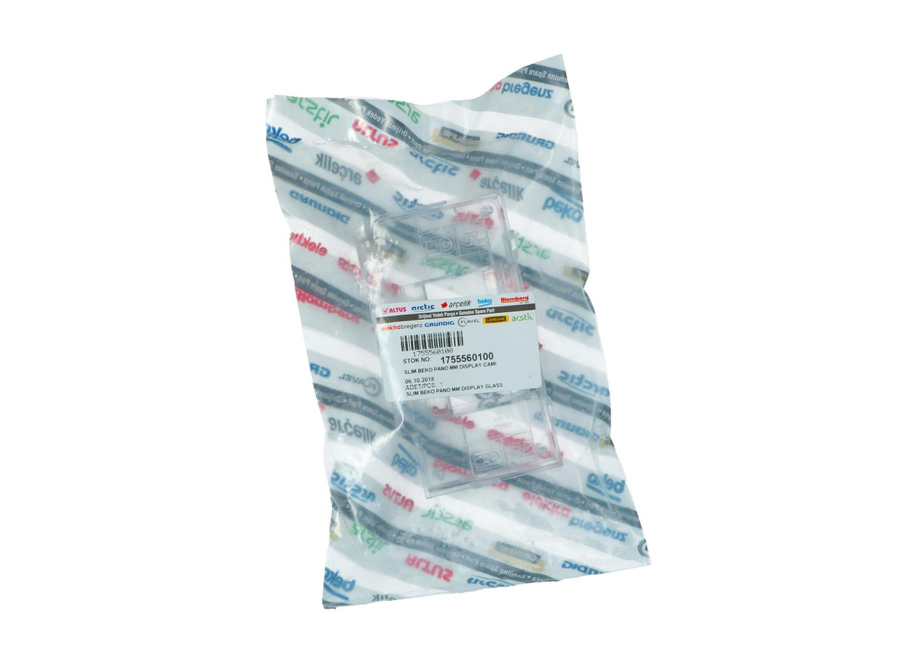 GENUINE BEKO DISHWASHER BUTTON DISPLAY GLASS 1755560100