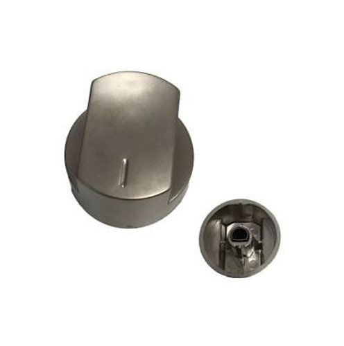 STOVES NEWHOME OVEN COOKER HOB KNOB SWITCH SILVER / ALUMINIUM