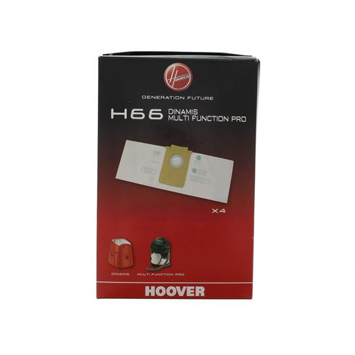 Genuine Hoover H66 Vacuum Cleaner Dust Bags – Pack 4 -  35600852 Genuine Hoover H66 Vacuum Cleaner Dust Bags – Pack 4 -  35600852