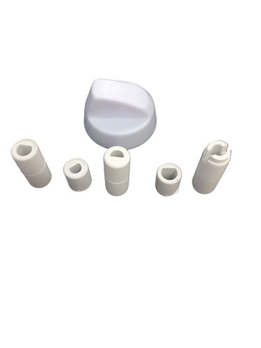 UNIVERSAL WHITE OVEN COOKER KNOB & FITTINGS