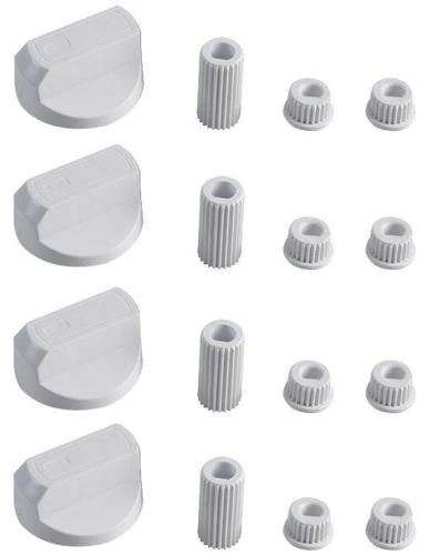 UNIVERSAL COOKER OVEN KNOB WHITE PACK OF 4