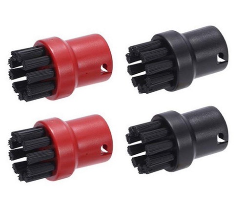 Karcher Round Brush Set (Pack of 4) Heat Resistant Nylon Bristles