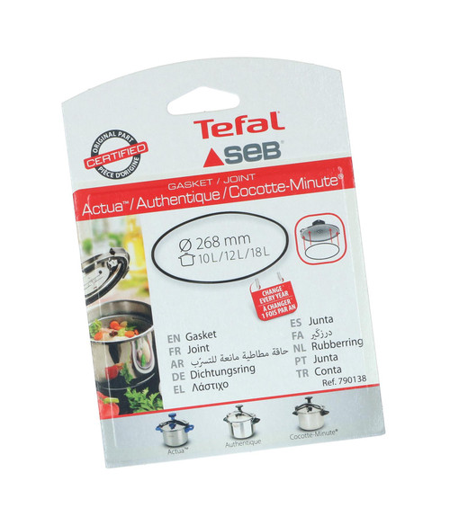Genuine Tefal Pressure Cooker Sealing Ring – 268mm – 790138
