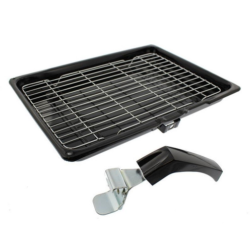 Grill Pan Complete with Rack and Handle for Hotpoint Indesit 60cm Cookers