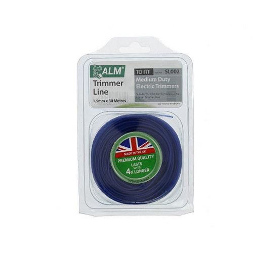 ALM UNIVERSAL 1.5MM BLUE ROUND GRASS TRIMMER CUTTING LINE 30M SL002