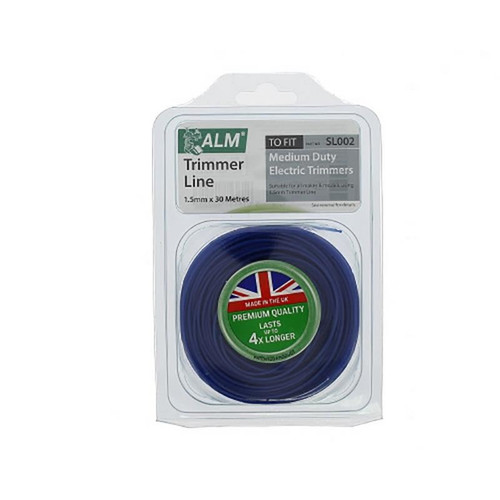 ALM UNIVERSAL 1.5MM BLUE ROUND GRASS TRIMMER CUTTING LINE 30M SL002