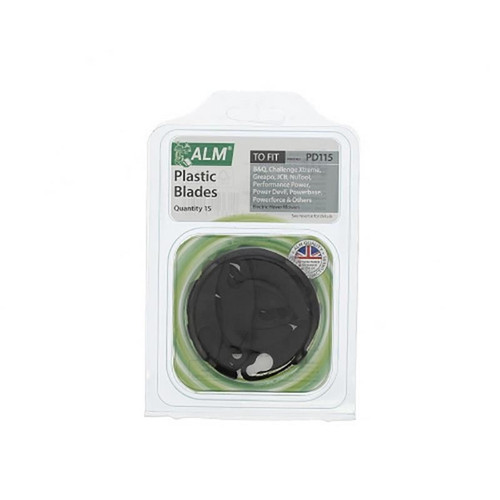 ALM PLASTIC BLADES: POWER DEVIL PACK OF 15 PD115