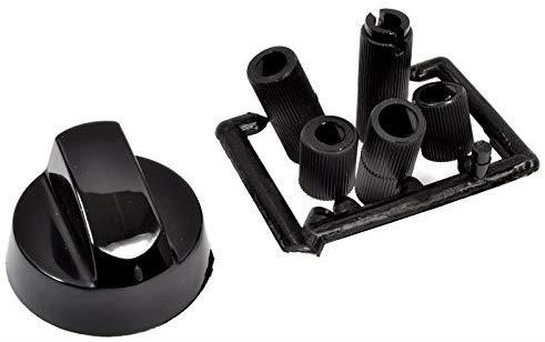 UNIVERSAL BLACK OVEN COOKER KNOB & FITTINGS