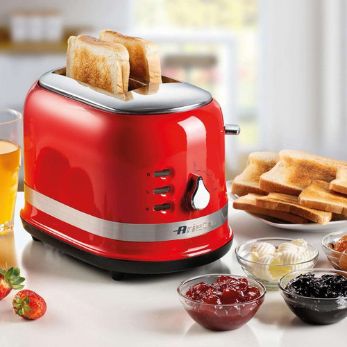ARIETE Moderna 2 Slice Toaster Red