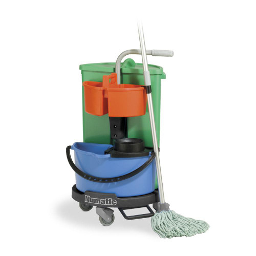 Numatic NC1R Carousel cleaning trolley.