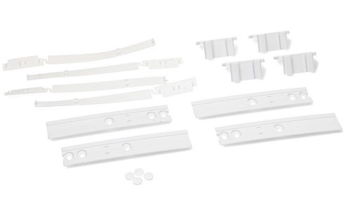 Universal Integrated Fridge Door Slider Mounting Bracket Kit Pack of 4