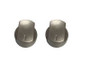 2 X STOVES NEWHOME OVEN COOKER HOB KNOB SWITCH SILVER / ALUMINIUM