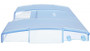 Genuine Beko Fridge & Freezer Fast Freeze Flap Top Handle Panel - 4308802200)