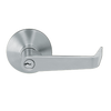 Rose Exit Trim | GN Lever | Storeroom Function | Schlage C 6-Pin | Satin Chrome