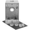 Wall-Mounted, Weatherized Single Gang Box