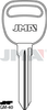 JMA Automotive Key Blank for GM | GM-40 | B96 | Nickel-Plated
