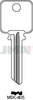 JMA Key Blank for Medeco (Patriot) | MDC-8DS | Nickel-Silver