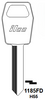 1185FD-H55 Automotive Key Blank for Ford | Nickel-Plated