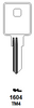 1604-TM4 Key Blank for Trimark | Nickel-Plated