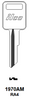 1970AM-RA4 Automotive Key Blank for American Motors/Jeep/Renault | Nickel-Plated