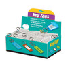 ID Key Tag with Ring | Clear | 100/Box