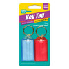 ID Tag with Flap & Split Ring | 2/Card
