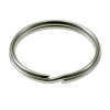 1/2" Nickel Plated Tempered Split Steel Ring | 100/Display Box