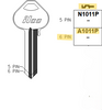 A1011P-RU16 Key Blank for Russwin (6-Pin) | Nickel-Plated