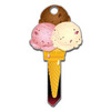Key Shapes Ice Cream Kwikset | 1/Card