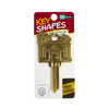 Key Shapes Home Brass Kwikset | 1/Card
