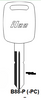 B88-P Automotive Key Blank for GM | Nickel-Plated